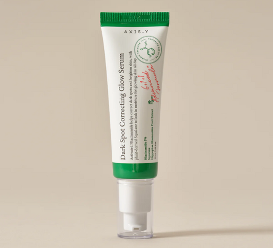 Axis-Y Dark Spot Correcting Glow Serum for hyperpigmentation and radiant skin. Free UAE delivery.