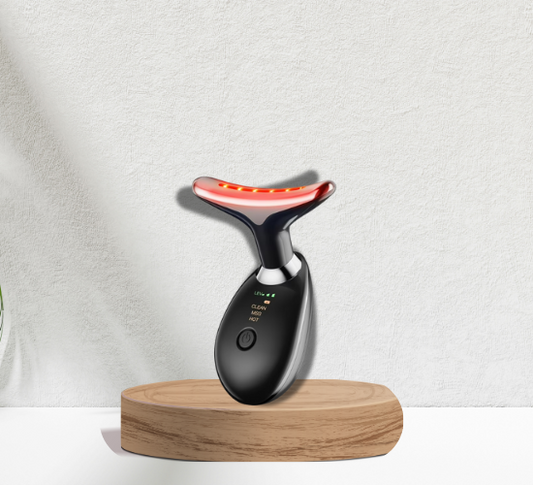 Luxury LED facial massager for wrinkles and sagging skin - UAE-approved anti-ageing device