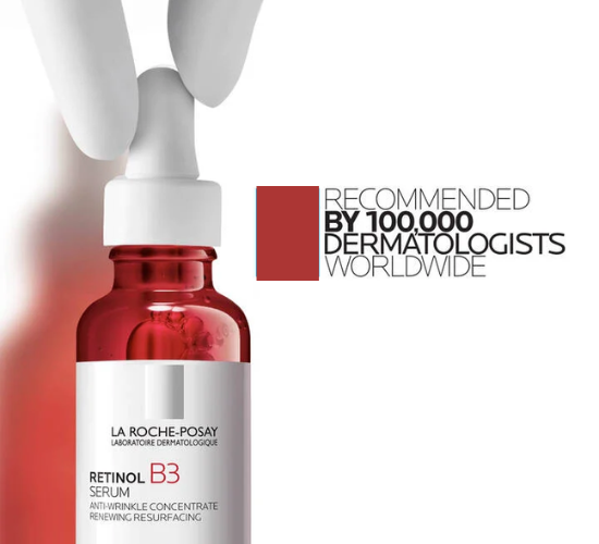 Dermatologist-approved anti-aging serum with retinol and vitamin B3. Fades hyperpigmentation and smooths fine lines.